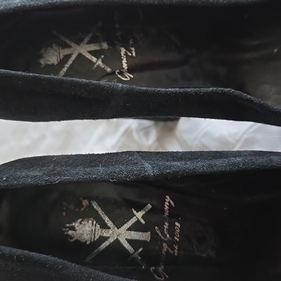 Opening Ceremony Elegant Black Women's Block Heels Pump Office Siren Corpcore - Picture 4 of 13